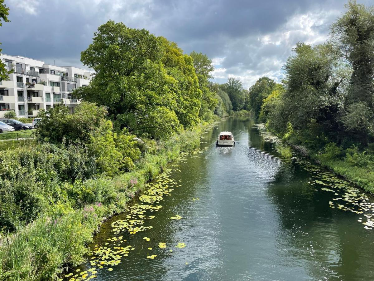 Ferienwohnung Wohnen In Loriots Wasserstadt Mit Kamin Und Magentatv Brandenburg an der Havel Exterior foto